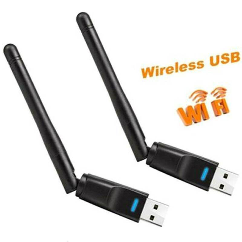 USB Wifi Adapter, 150Mbps PC Dongle Wireless Adapter, 802.11b/g/n, 2dbi Antenna Network Adapter, 2.4G/150Mbps For Windows XP/Vista