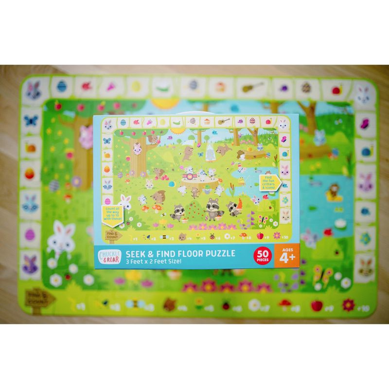Chuckle & Roar Easter Seek & Find Floor Puzzle 50pc