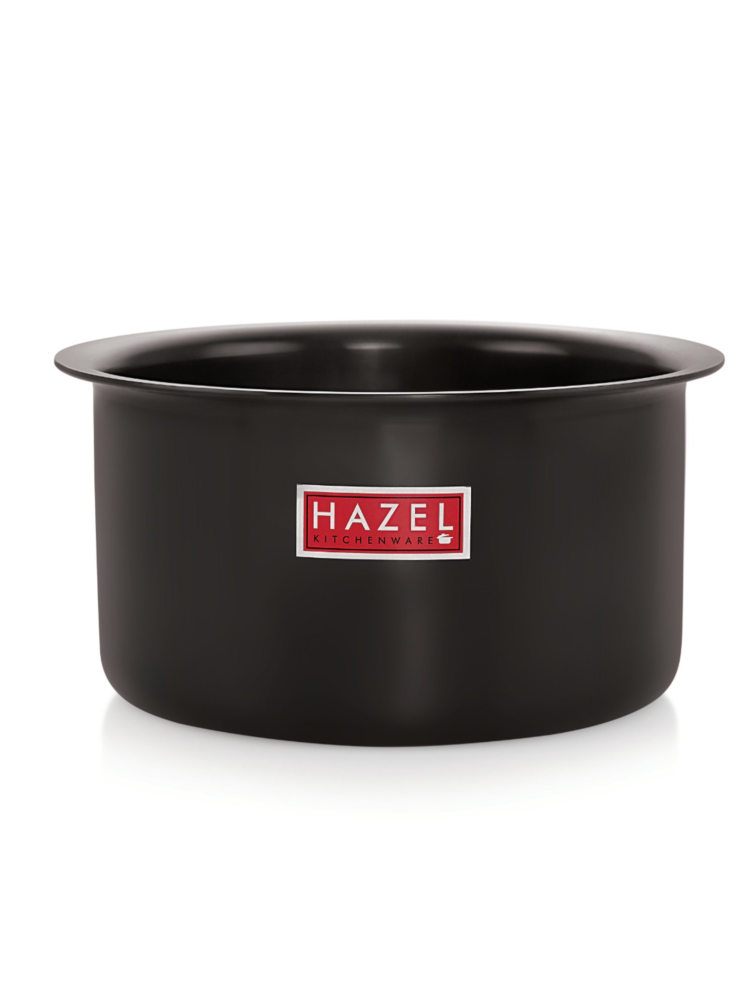 HAZEL Black Aluminium 21.8 cm Non-Toxic Boiling Tope (4.3 L)