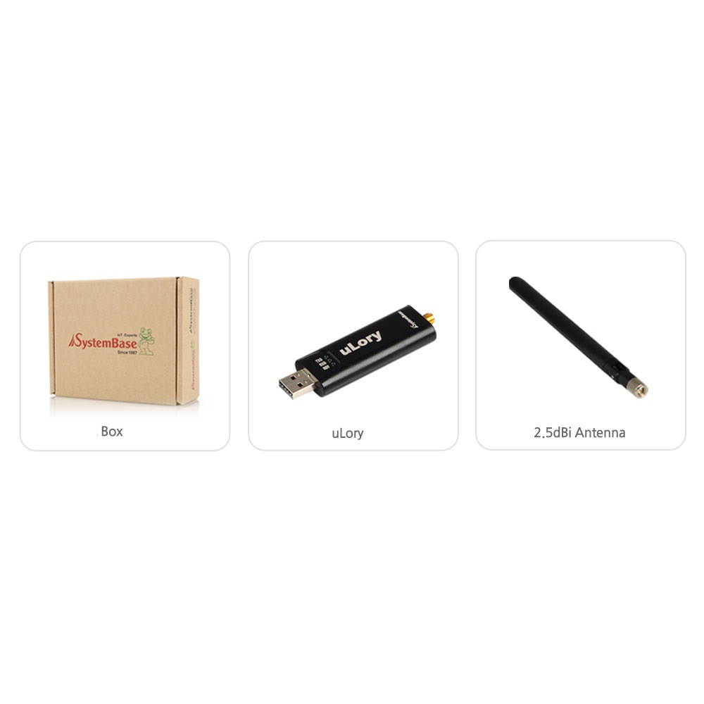 SystemBase - USB to LoRa Wireless Converter, USB 2.0 high speed, Industrial Grade, low-power and mid-to-long-range wireless (uLory)