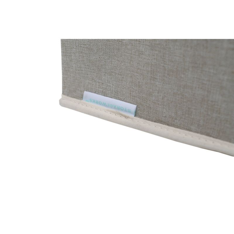 StorageWorks 6-Shelf Hanging Closet Organizer Gray