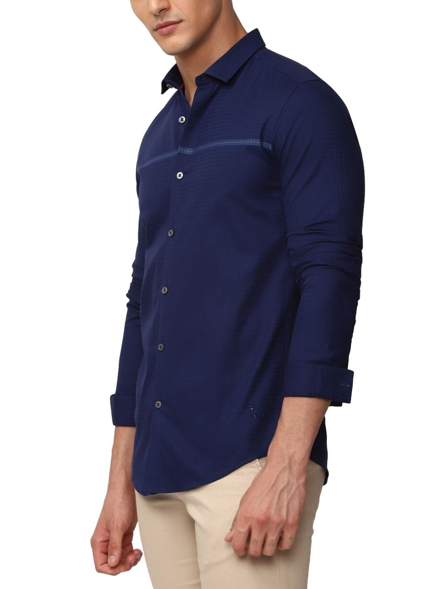 Simon Carter London Navy Slim Fit Shirt