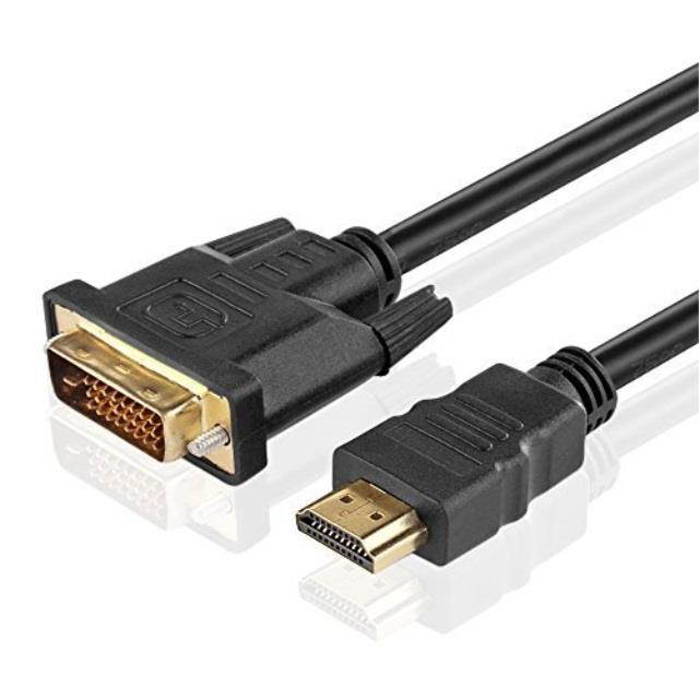 tnp high speed hdmi to dvi adapter cable 30 feet  bidirectional hdmi to dvi & dvi to hdmi converter male to male connector wire cord supports hd video 1080p hdtv