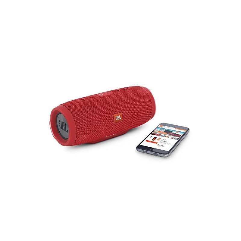 Charge 3 Waterproof Portable Bluetooth Speaker Red