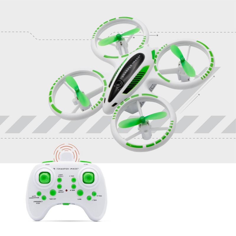 Sharper Image - Glow Up Mini Stunt Drone