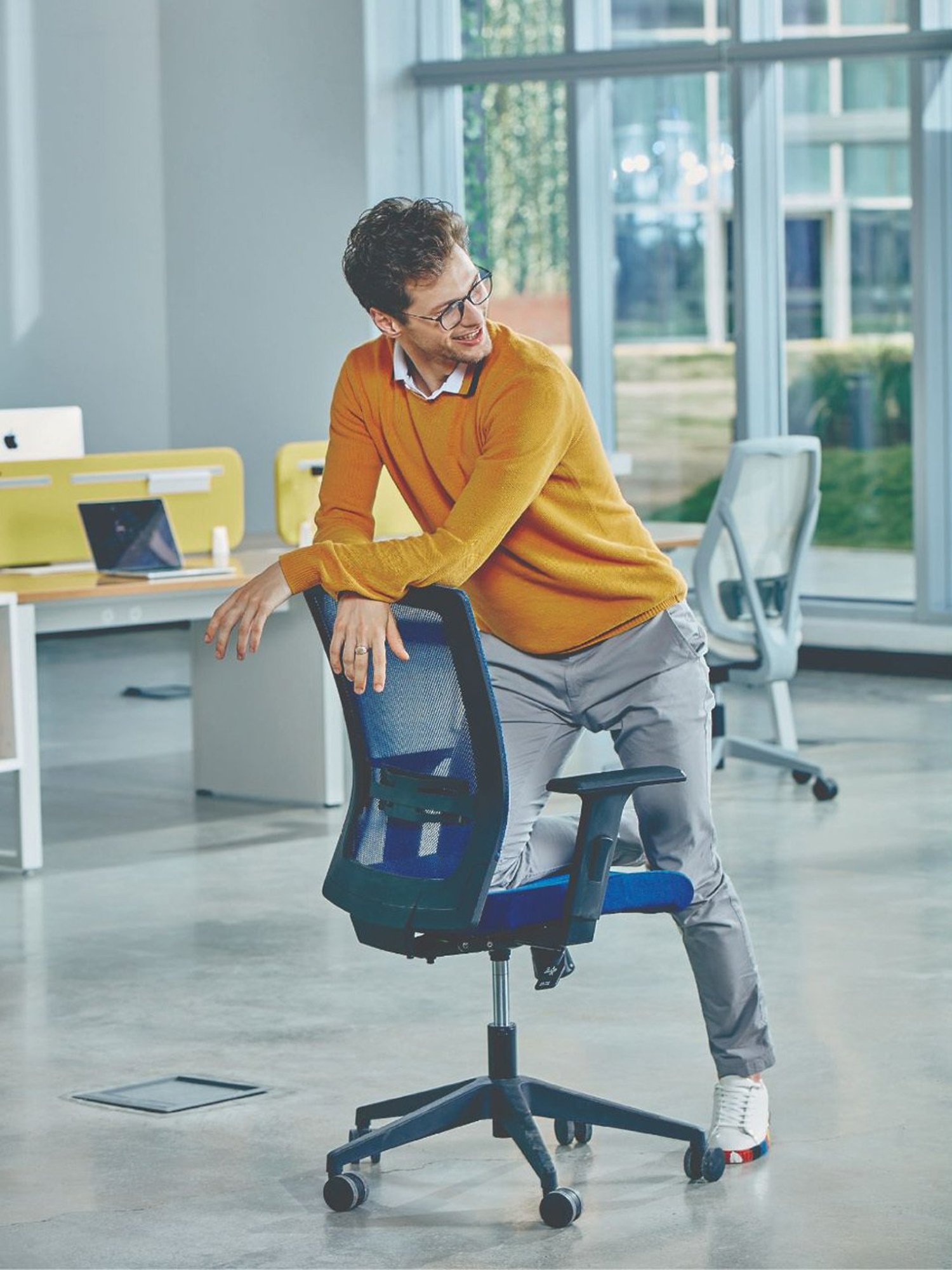 HNI India Quip Black PU Foam Ergonomic Office & Study Desk Chair