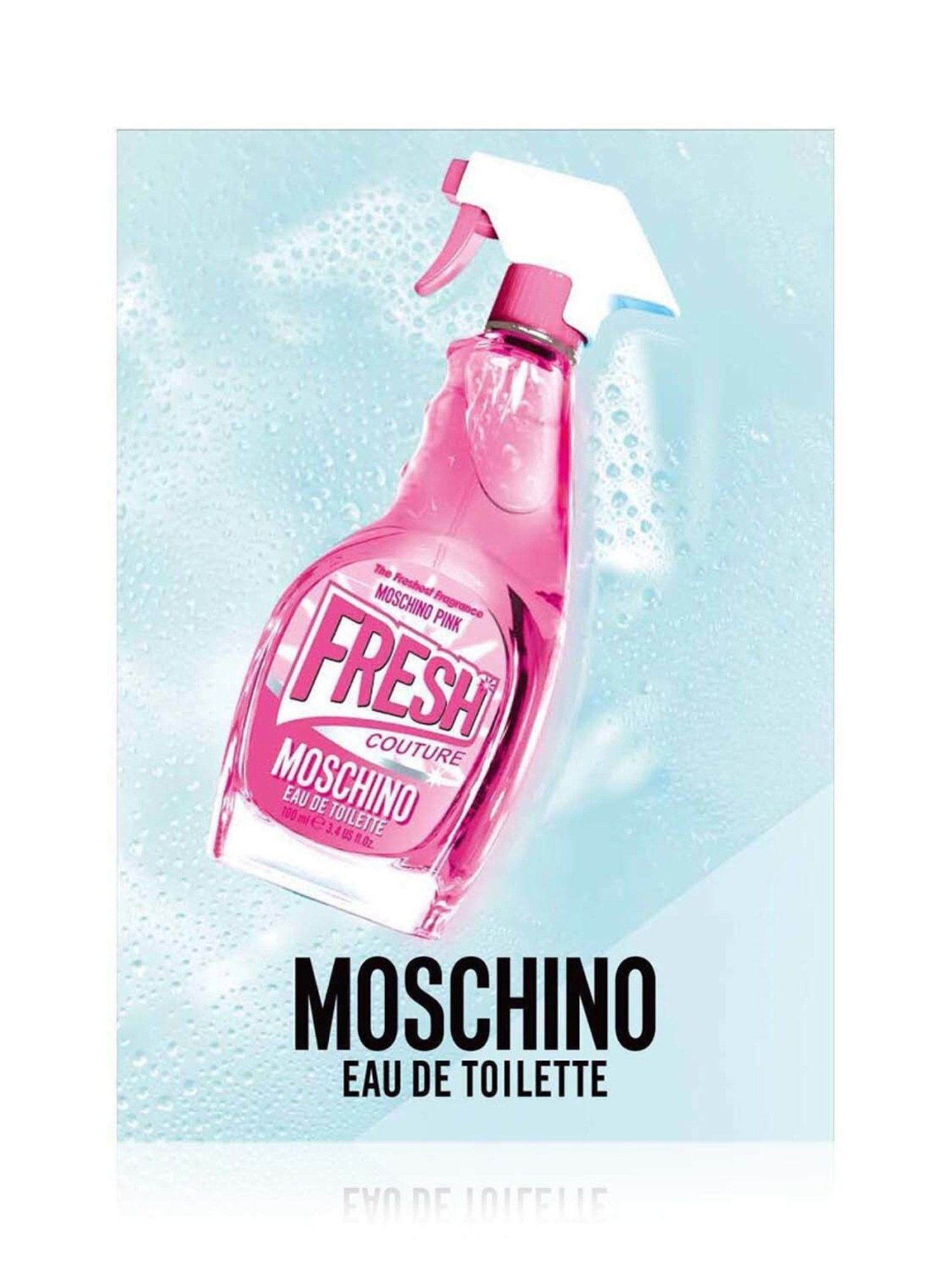 Moschino Pink Fresh Couture Eau De Toilette For Women (6T32) - 100 ml