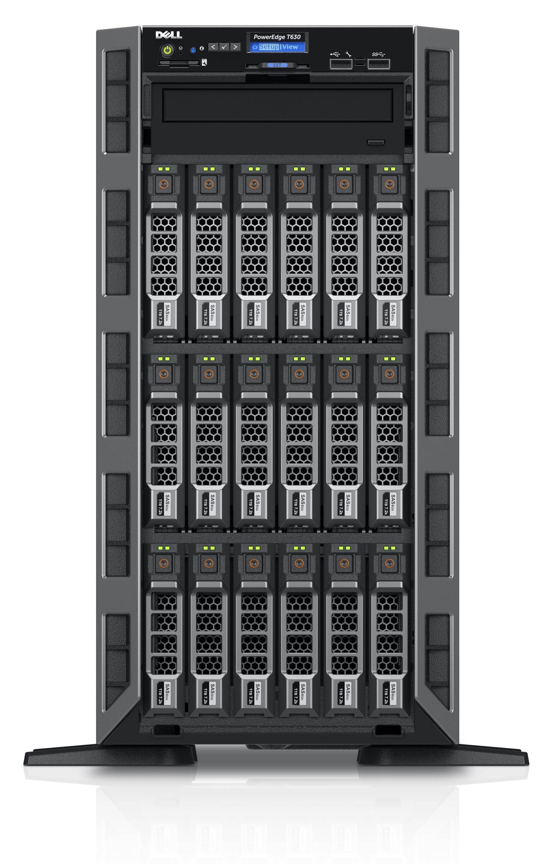 Dell PowerEdge T630 5U Tower Server - Intel Xeon E5-2640 v3 2.60 GHz