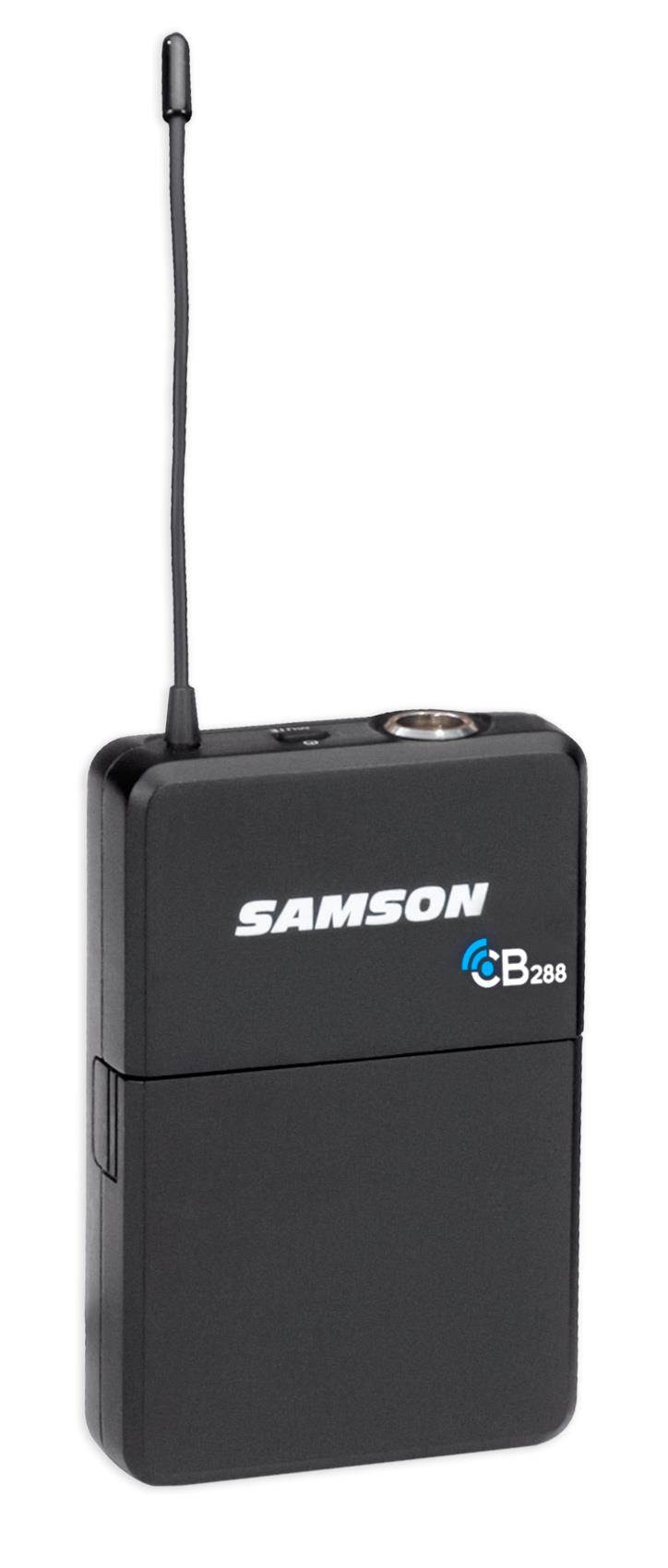 Samson Concert 288 Dual Beltpack UHF Wireless QE Fitness Headset Mics H Band