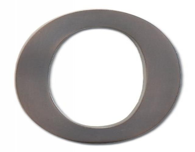 Architectural Mailboxes 3582DC Number 0 Solid Cast Brass 4 inch Floating House Number Dark Aged Copper "0"