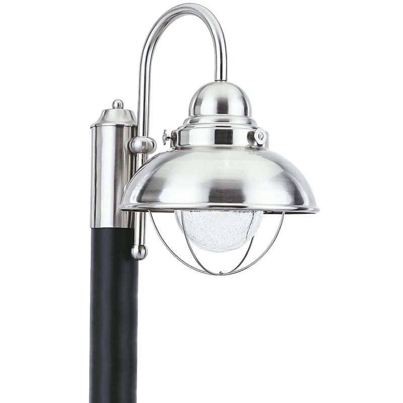 Sea Gull Sebring 1 Light Brushed Stainless Outdoor Fixture 826993S-98