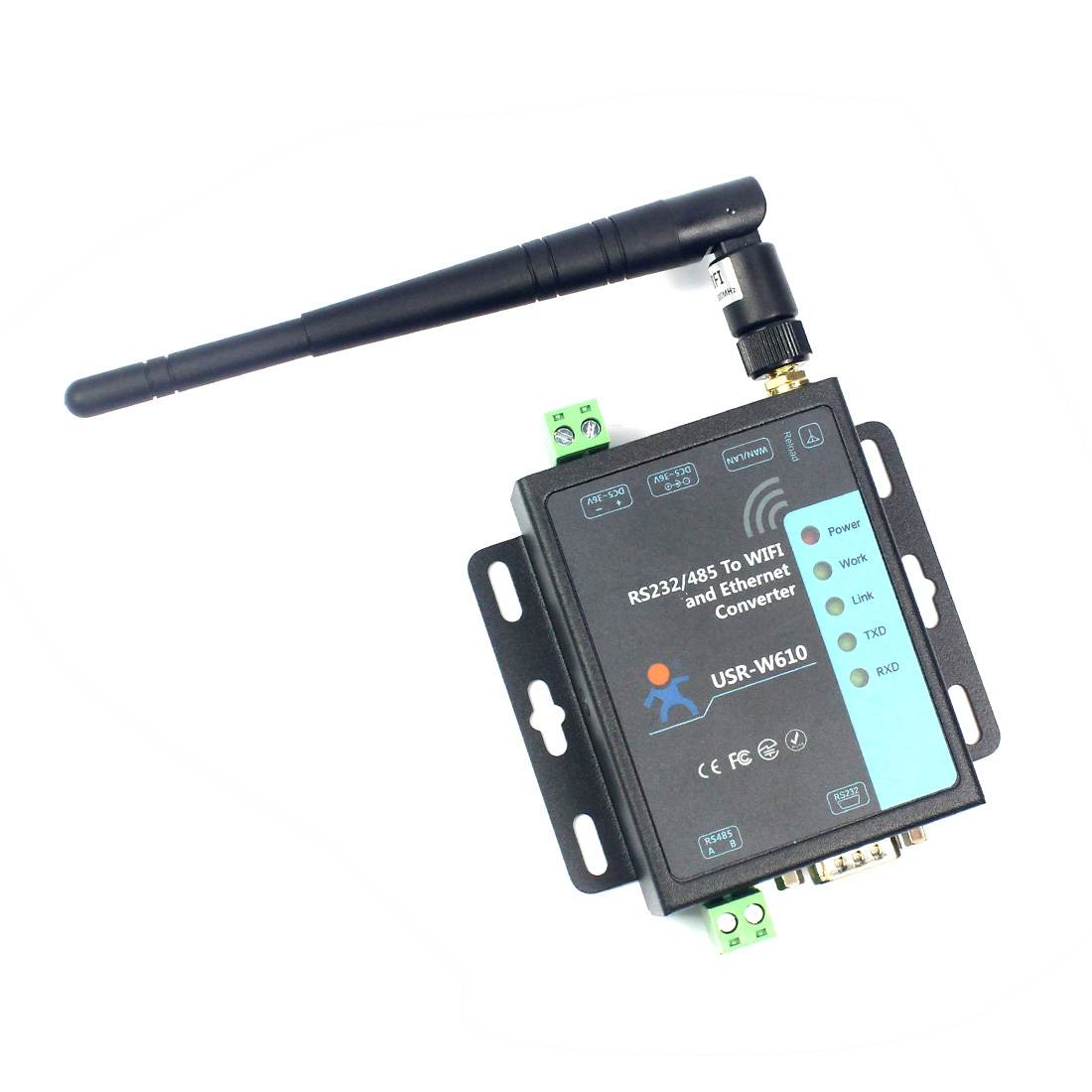USR-WIFI232-602 V2 RS232 WIFI converters RS232 to Wireless 802.11 b/g/n Converters with Router Function