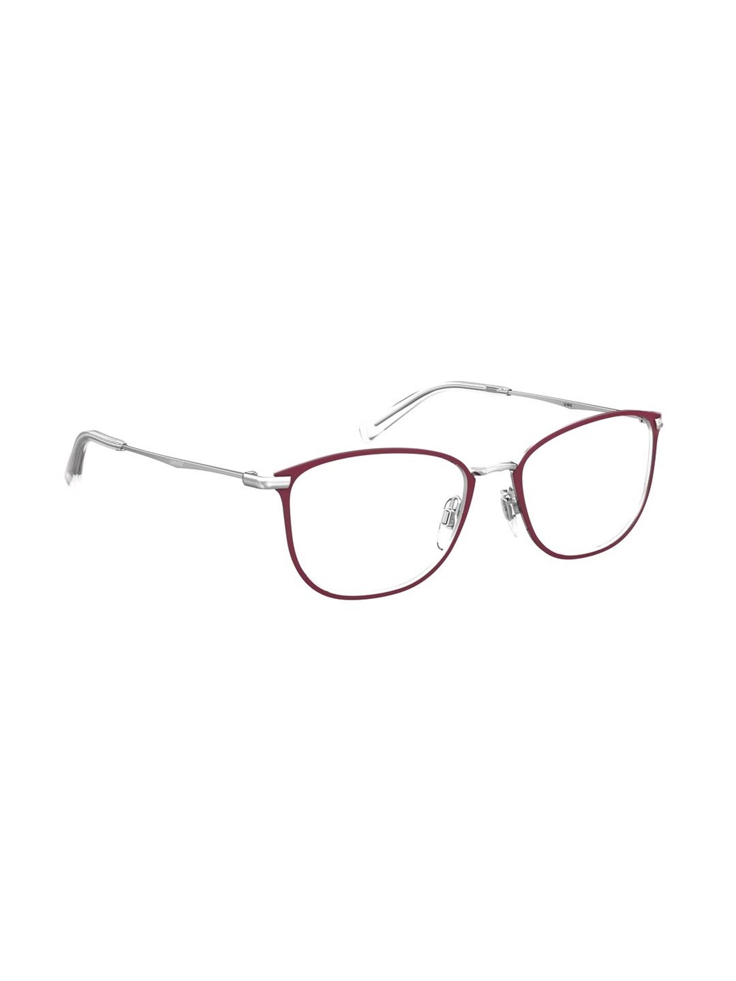 Levi's Maroon Rectangular Eye Frames for Women