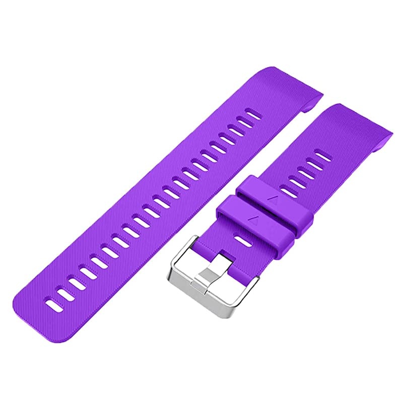 Band Compatible with Garmin Forerunner 35 Soft Silicone Replacement Watch Band Strap for Garmin Forerunner 35 Smart Watch 2BluePurple
