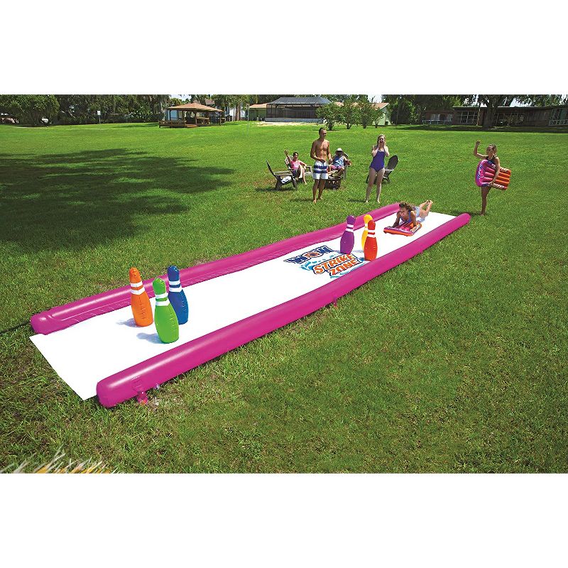H2OGO! 53346E Mount Splashmore Kids Inflatable Backyard Water Slide Splash Mega Park Toy with Climbing Wall, Slide, Splash Zone, and Spray Blaster