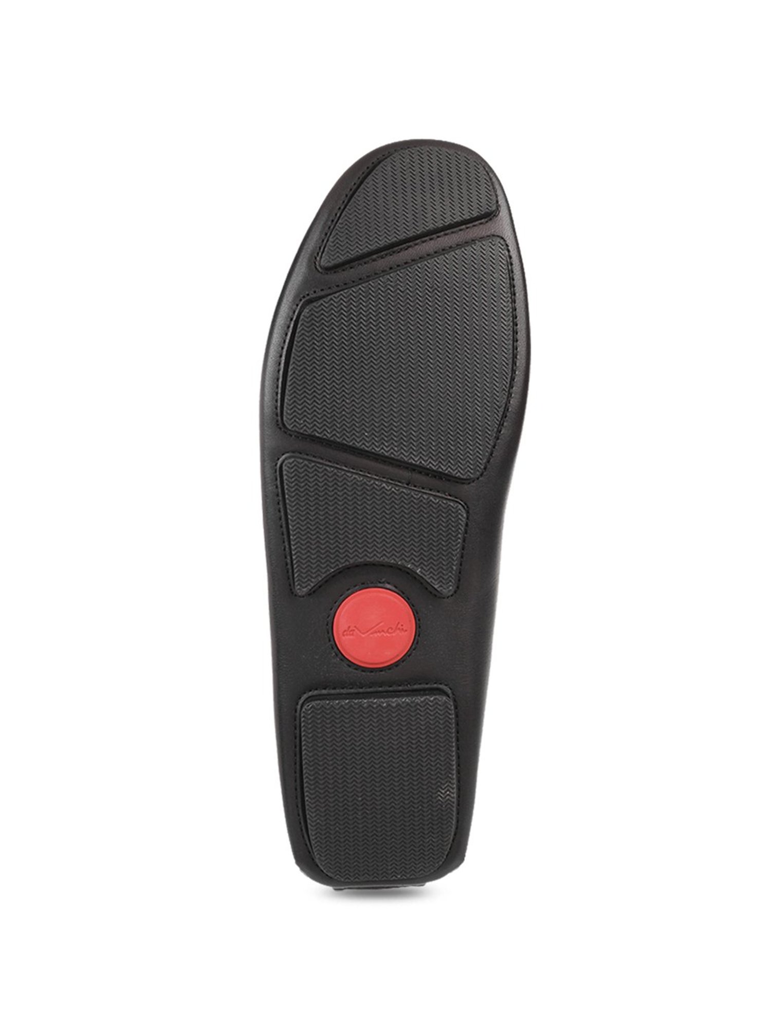 Da Vinchi by Metro Men's Black Casual Loafers