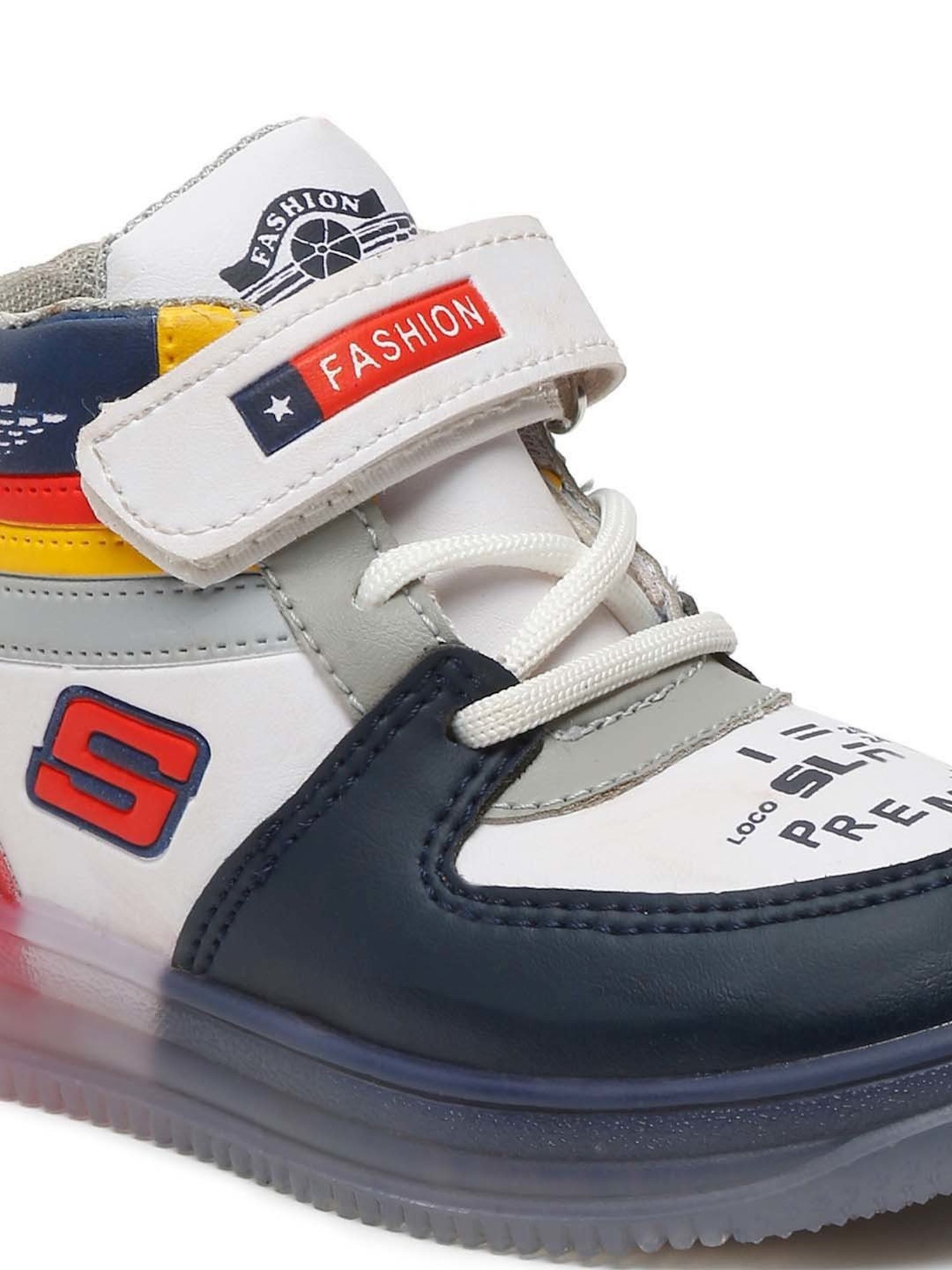 Tiny Bugs Kids Black & White Casual Sneakers