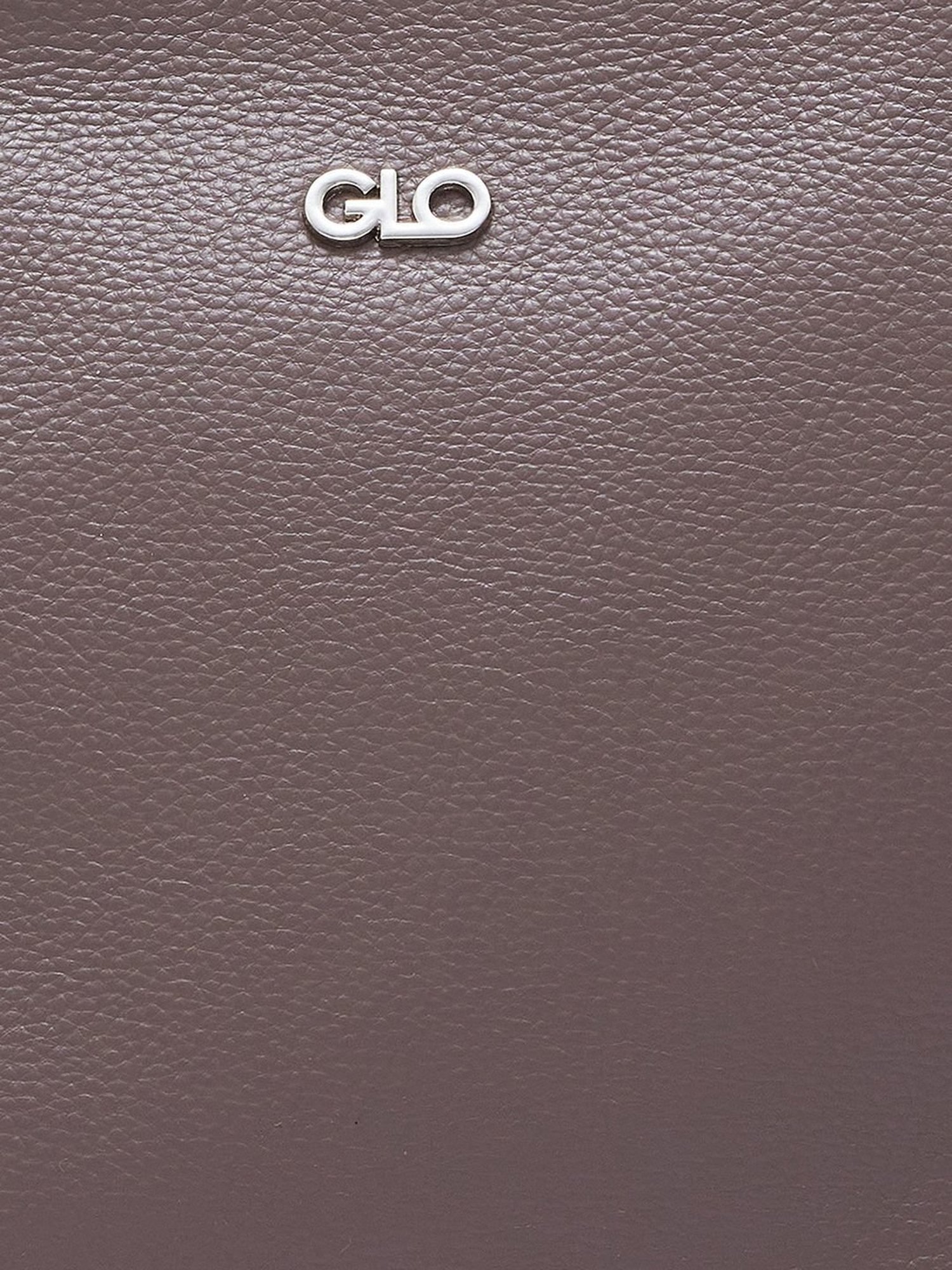 Globus Dark Grey Textured Medium Handbag