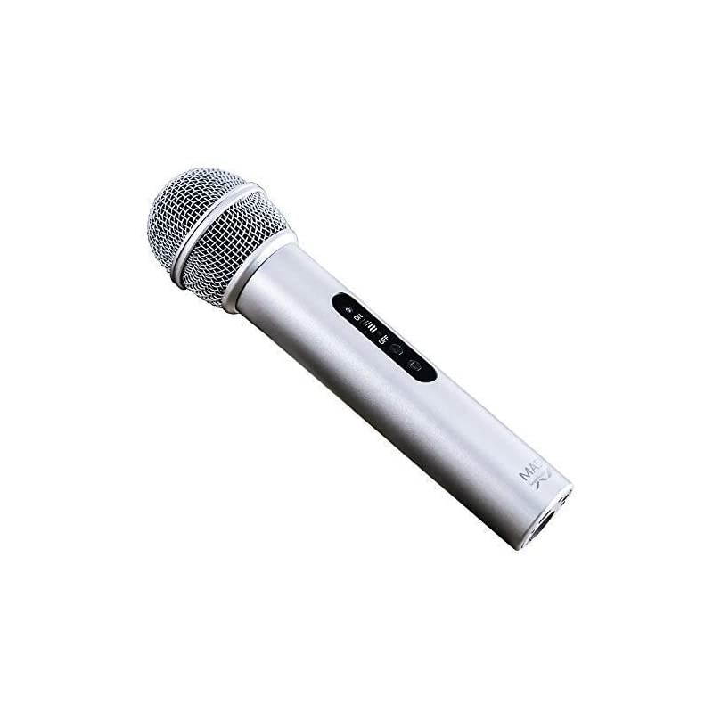 MA58 Handheld Cardioid Dynamic Vocal Microphone with ON/OFF Switch Cable Included (Silver)
