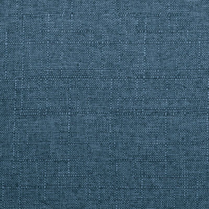 Lexicon 1138BU-2 Damala Collection Retro Inspired Love Seat Couch, Polyester Fabric, Walnut Frame, Blue