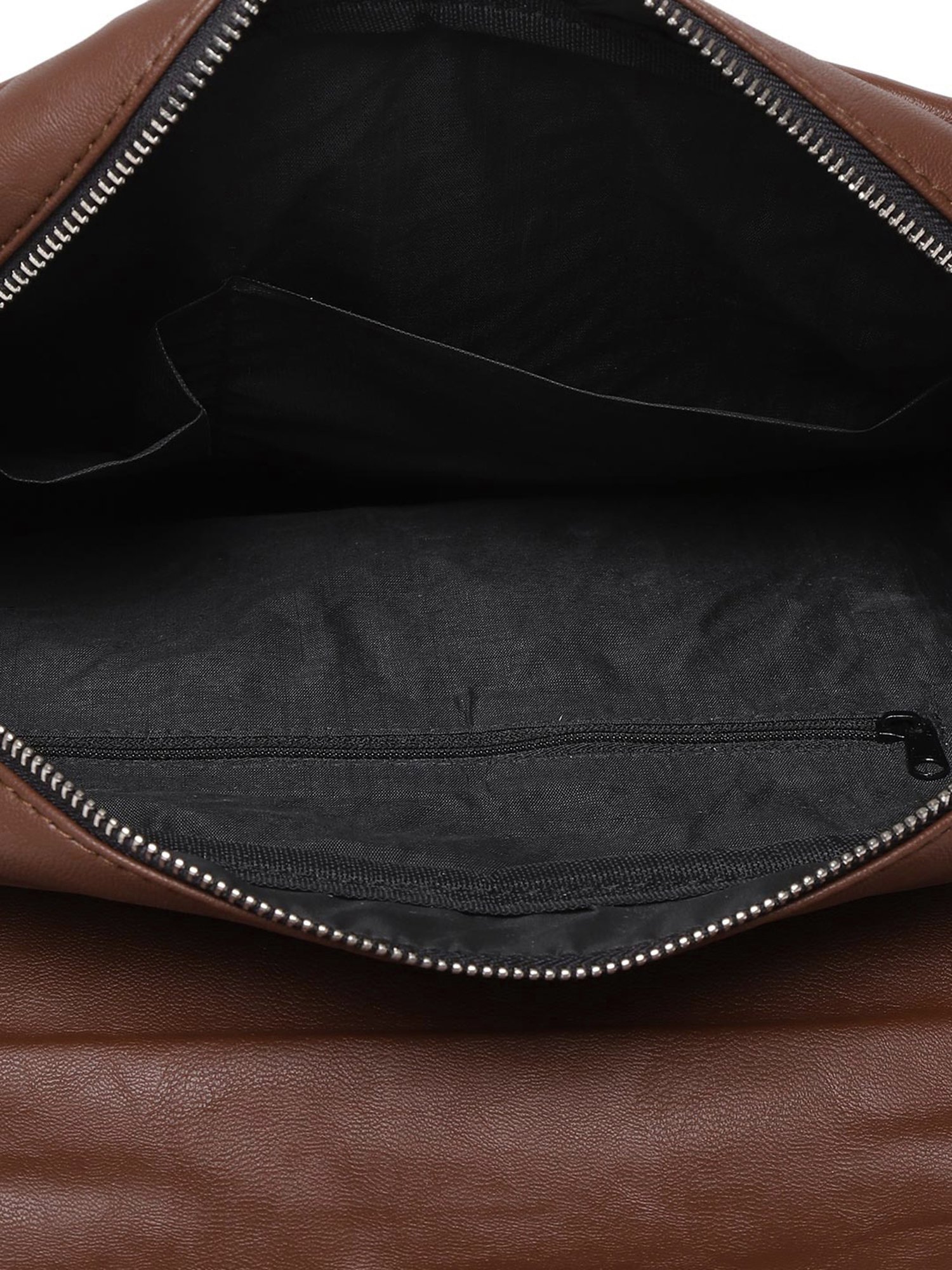 Bad Habit Brown Solid Medium Laptop Cross Body Bag