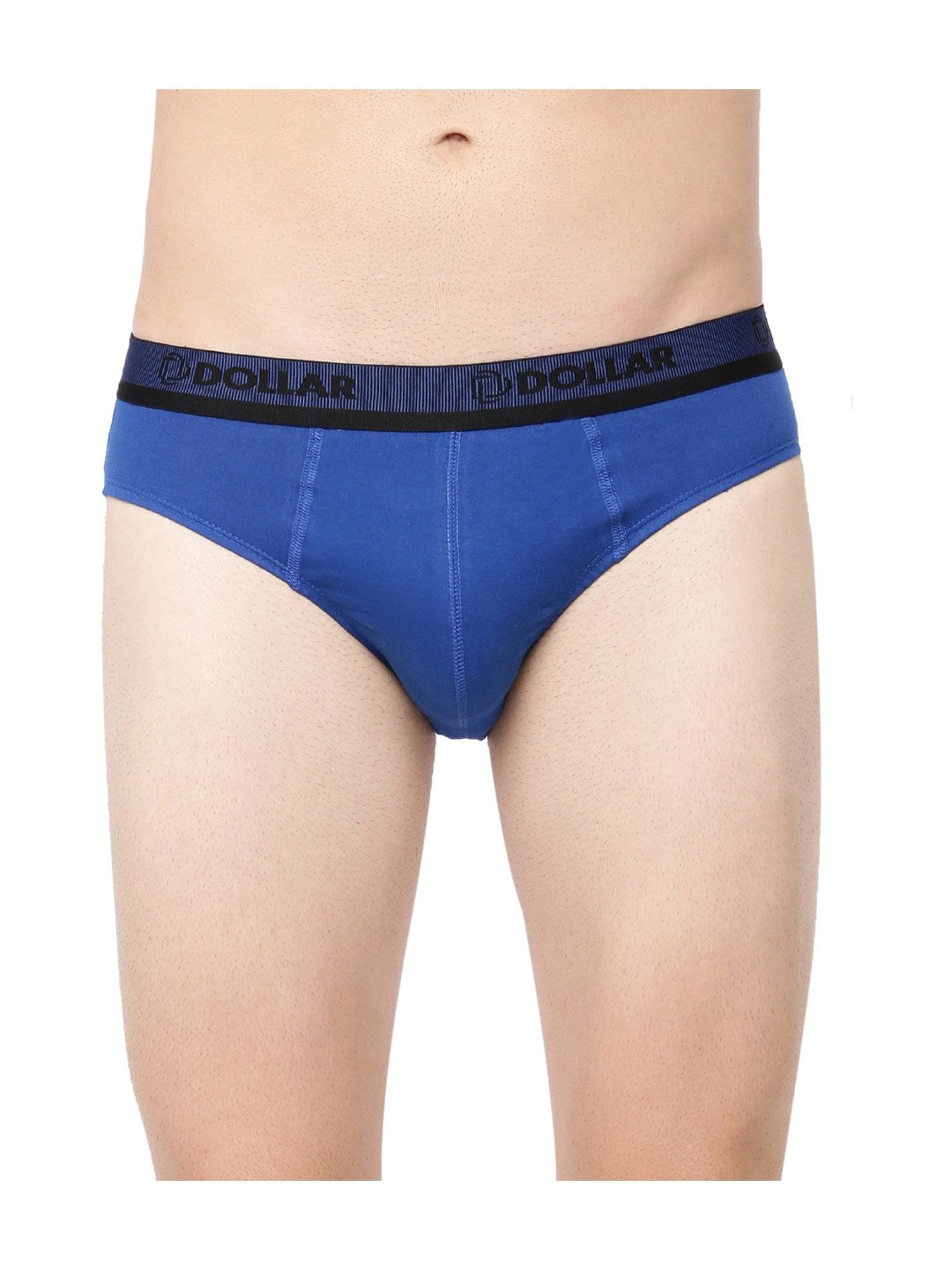 Dollar Bigboss Multicolor Cotton Solid Briefs (Pack of 3)