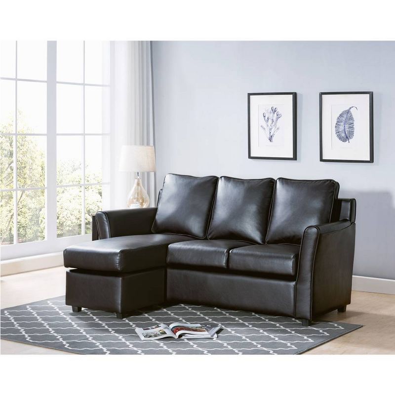 Henri Upholstered Sofa Dark Gray - HOMES: Inside + Out