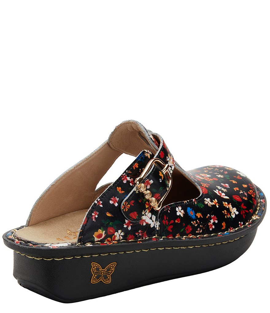 Alegria Classic Kindred Printed Leather Clogs
