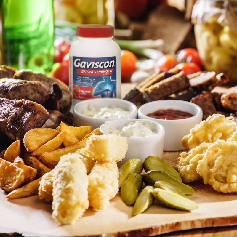 Gaviscon Extra Strength Antacid - Cherry (100 Tablets)