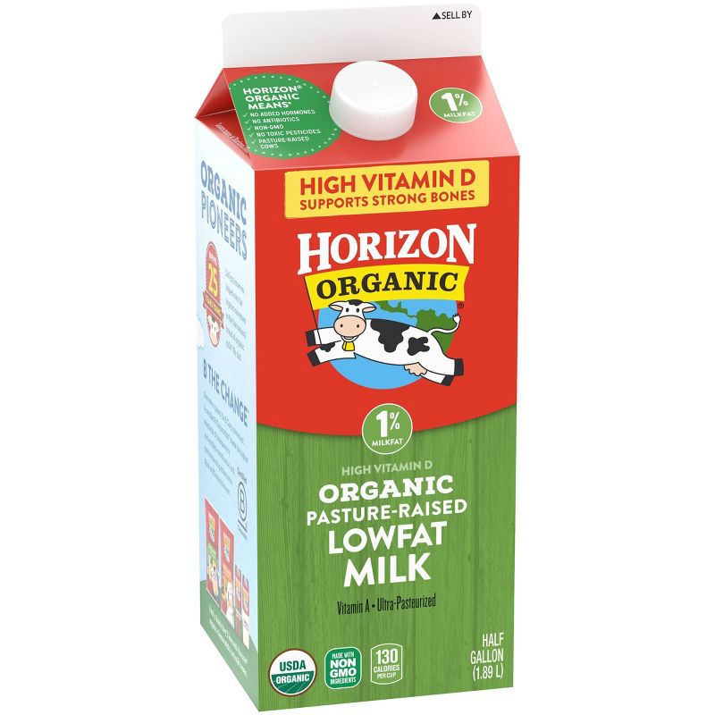 Horizon Organic 1% Milk - 0.5gal