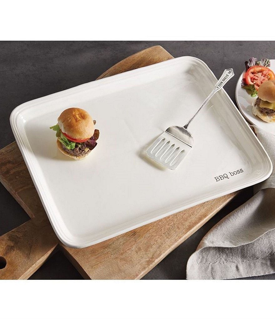 Mud Pie BBQ Boss Platter Set