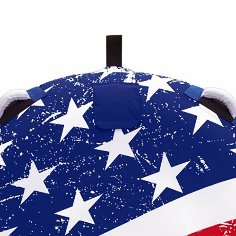 Sportsstuff Stars and Stripes Inflatable 1 Rider Watersports Towable Deck Tube