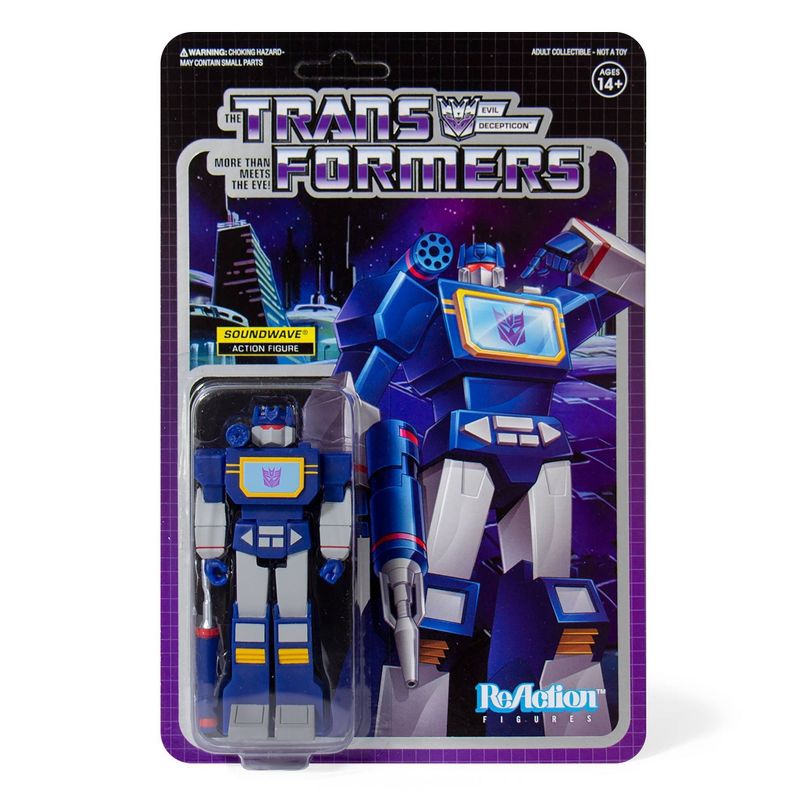 Super7 Transformers ReAction Figure - Soundwave