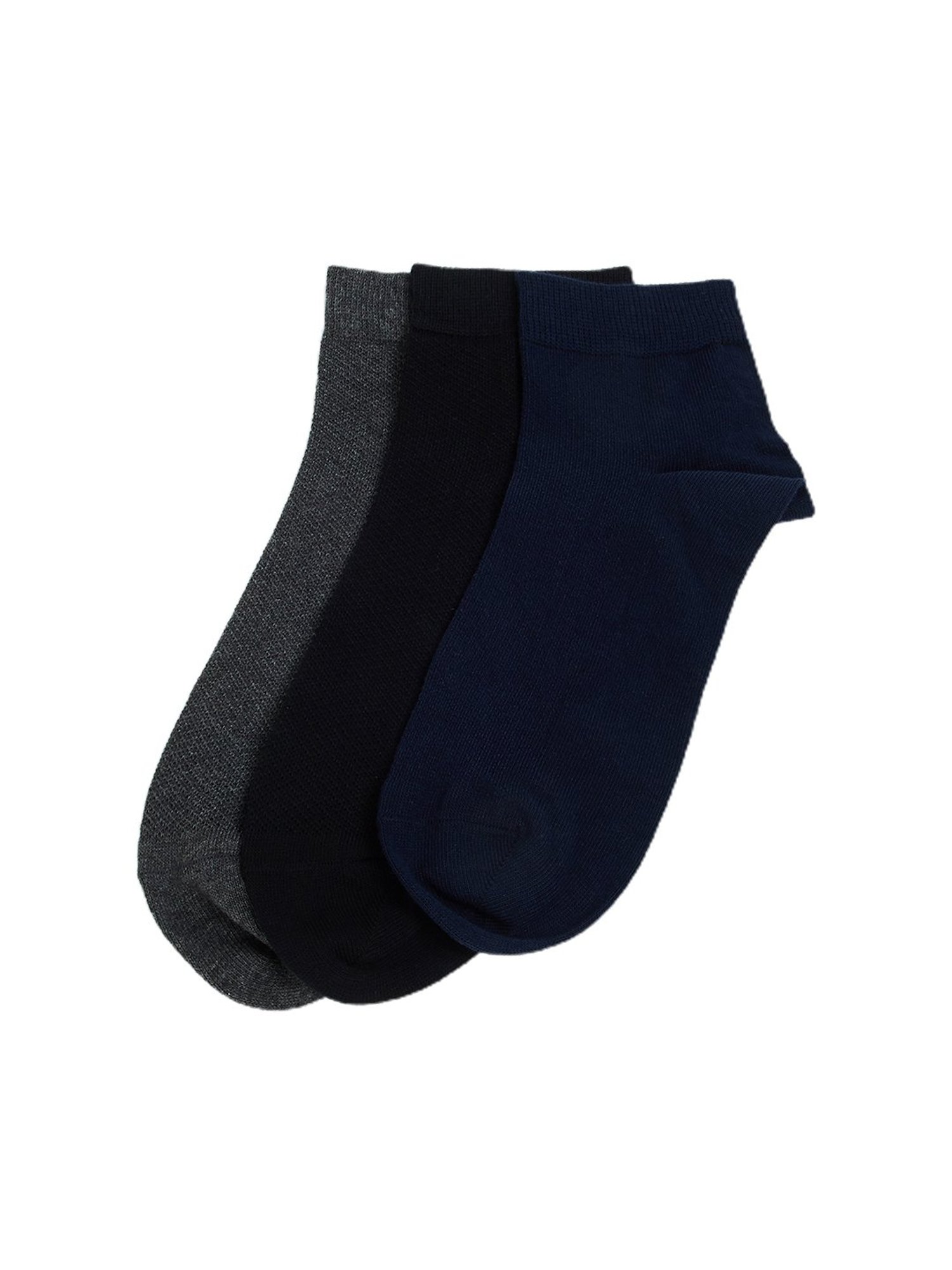 Code by Lifestyle Multicolor Solid Socks - Pack of 3
