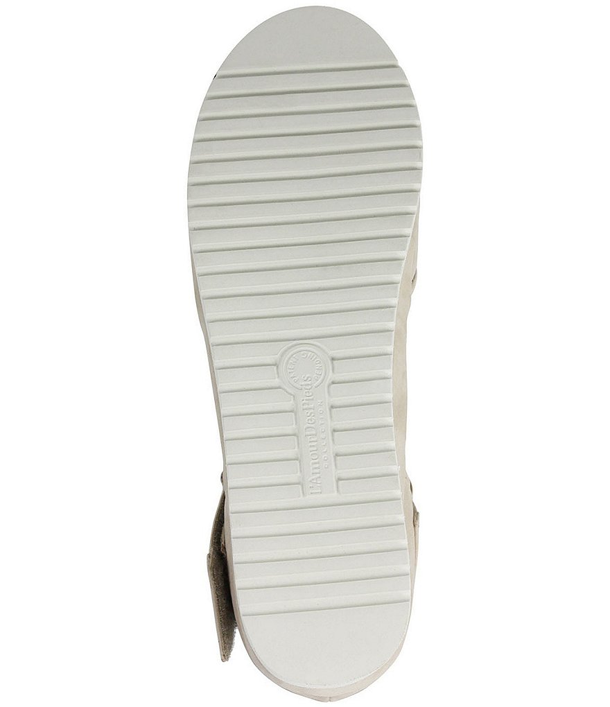 L'Amour Des Pieds Amadour Suede Flatform Sandals