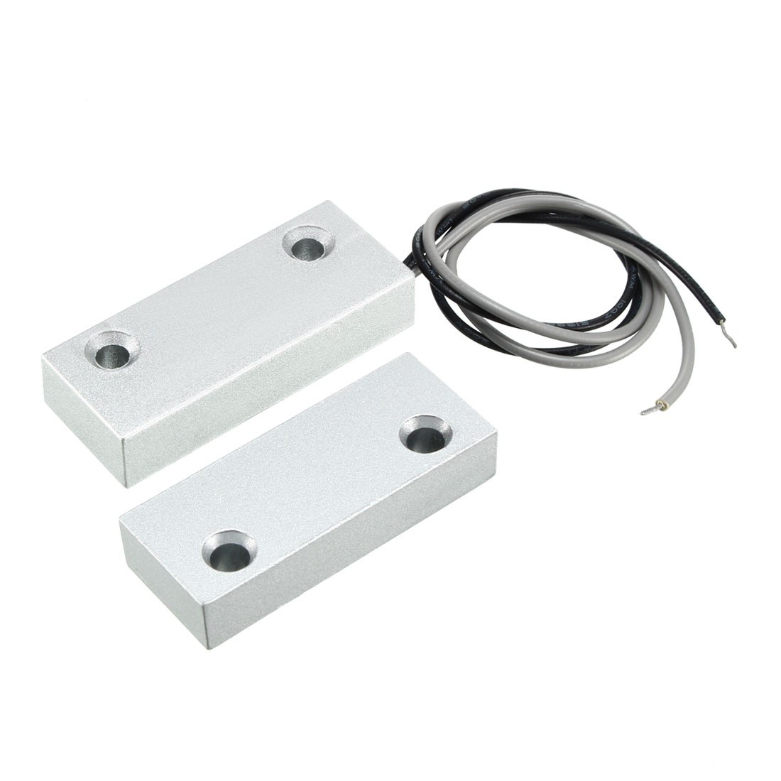 MC-52 NO Alarm Security Rolling Gate Garage Door Contact Magnetic Reed Switch Silver Gray