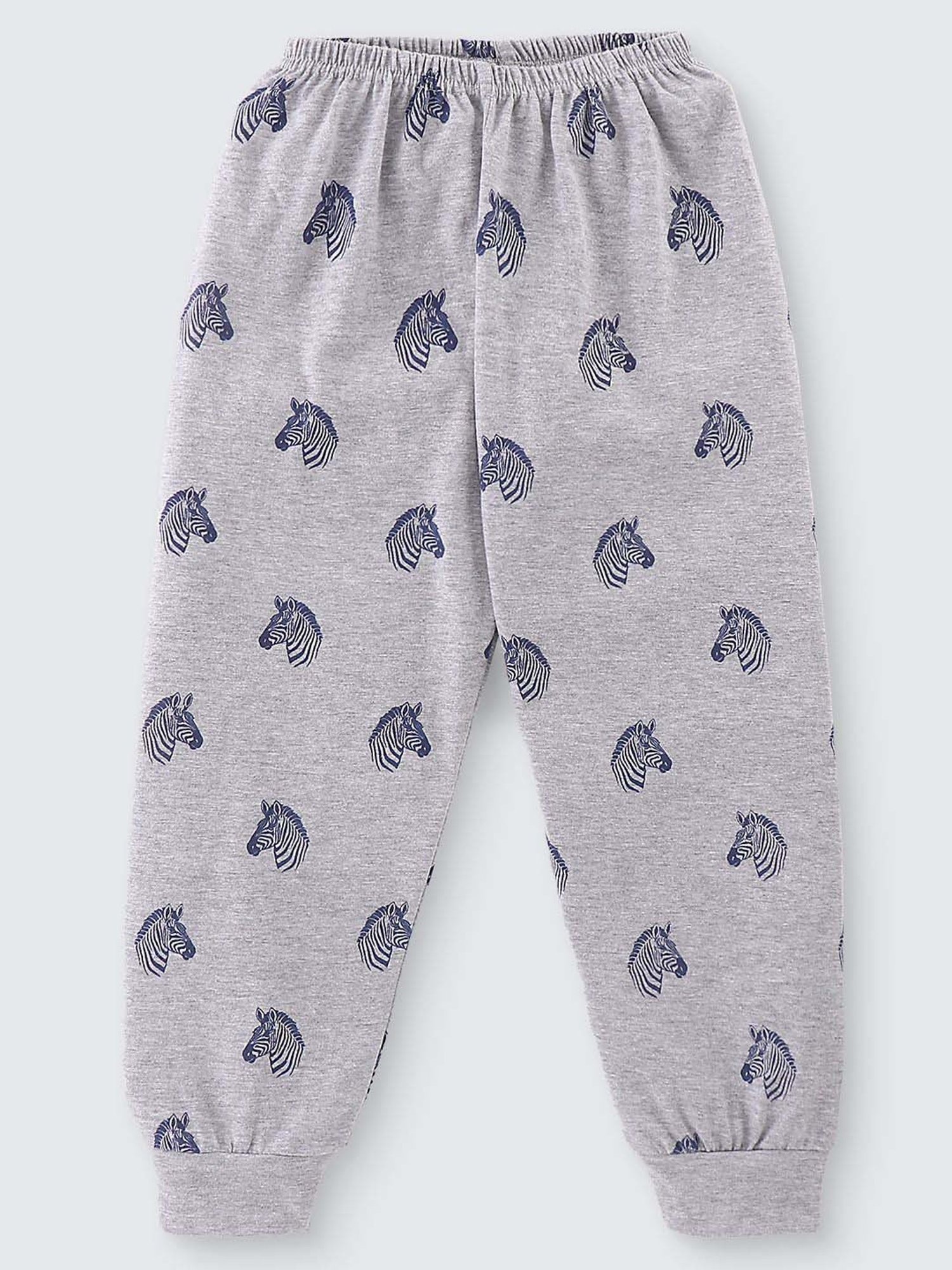 Nite Flite Boys Grey Cotton Printed Full Sleeves Shirt Set