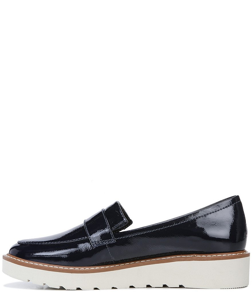 DKNY Eli Leather Logo Hardware Strap Loafers