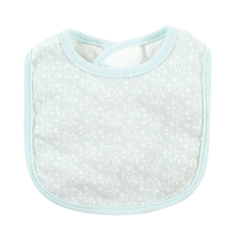 Hudson Baby Infant Girl Cotton Bibs, Enchanted Forest, One Size