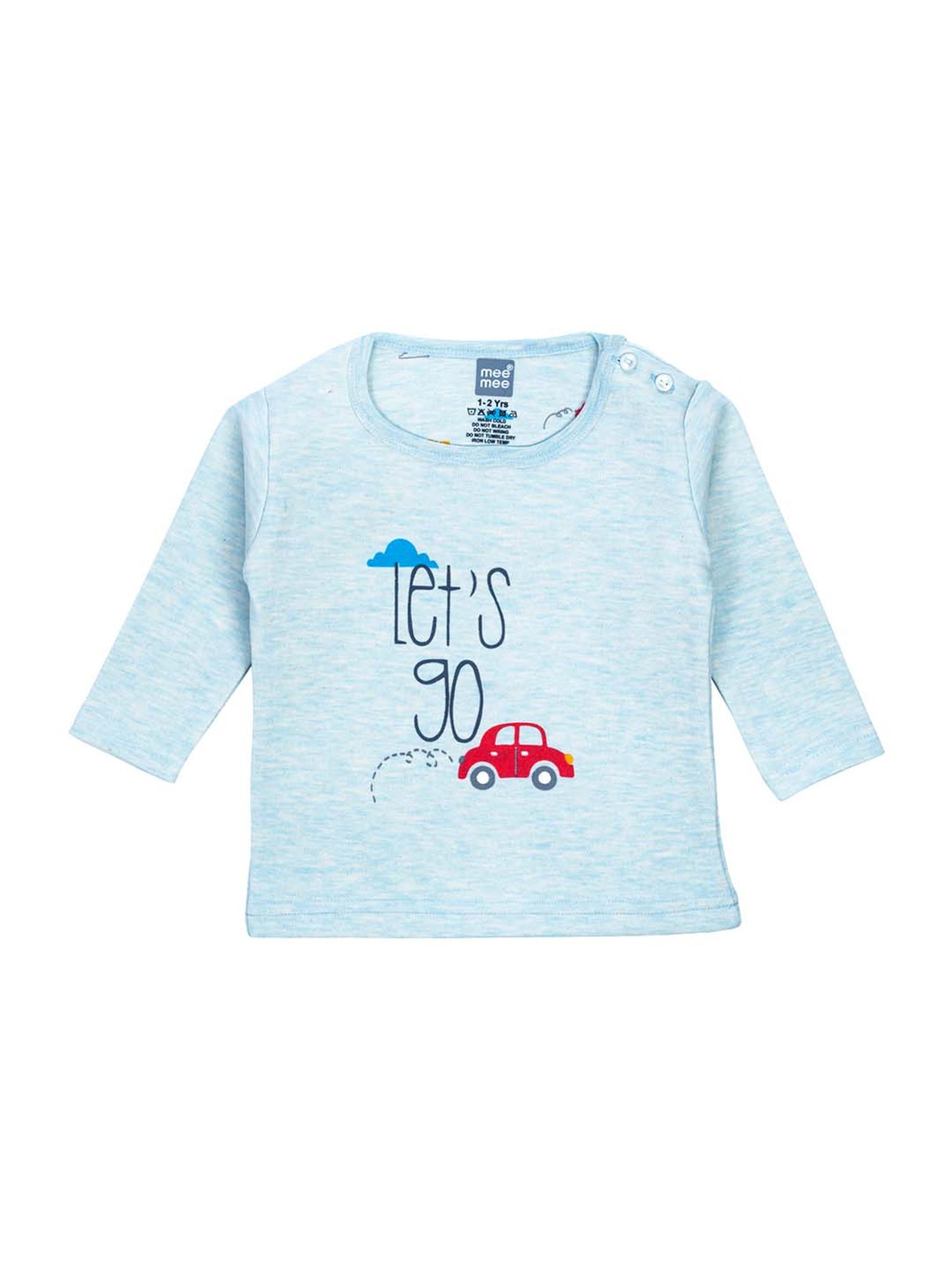 Mee Mee Boys Blue Printed Top & Joggers