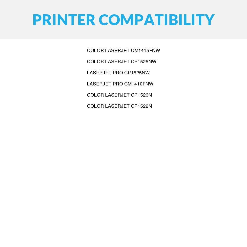 Speedy Inks Compatible Toner Cartridge Replacement for HP 128A CE321A (Cyan)