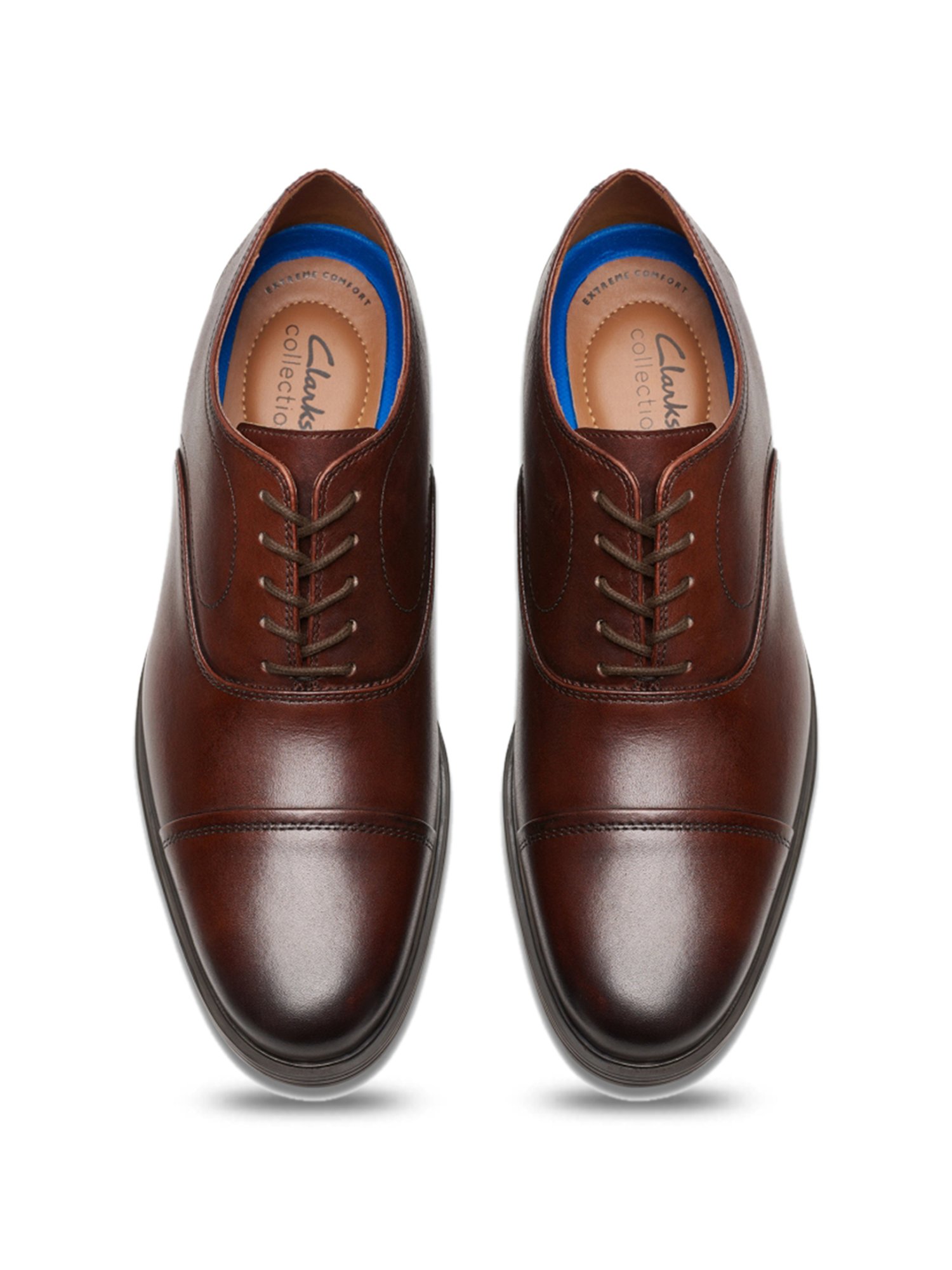 Clarks Men's Whiddon Ox Brown Oxford Shoes