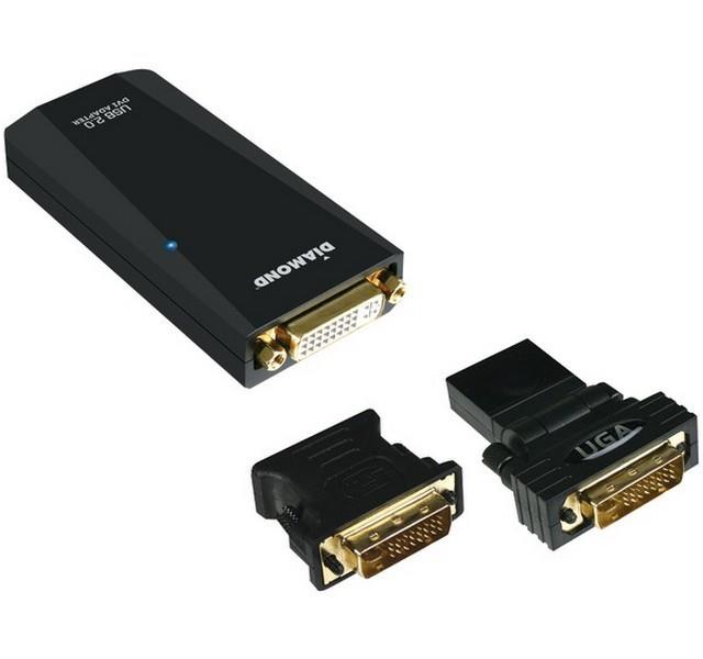 Diamond Bvu195 USB External Video Display Adapter 1080P Outpu