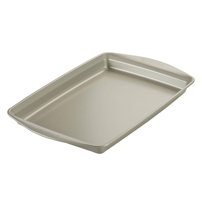Rachael Ray 3pc Nonstick Bakeware Cookie Pan Set Silver