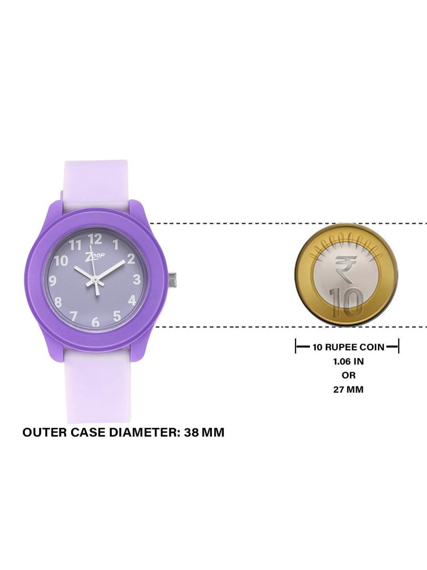 Zoop NS26019PP06W Basic Kids Unisex Analog Watch