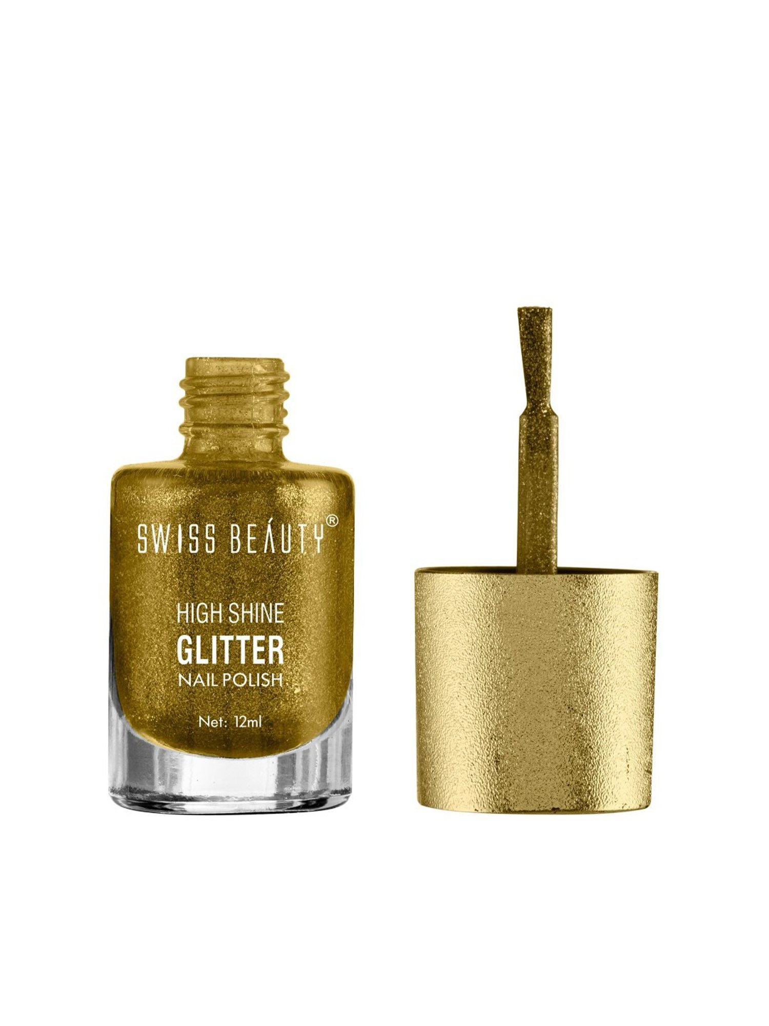 SWISS BEAUTY High Shine Glitter Nail Polish 07 - 12 ml