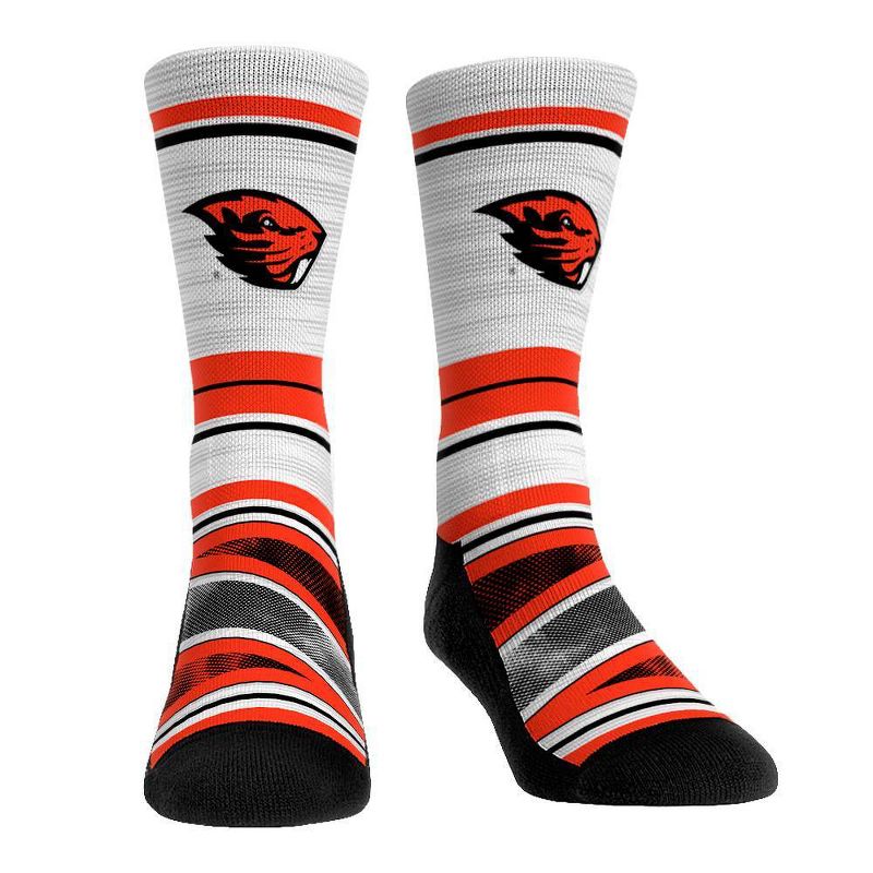 NCAA Oregon State Beavers Adult Long Distance Crew Socks - L/XL