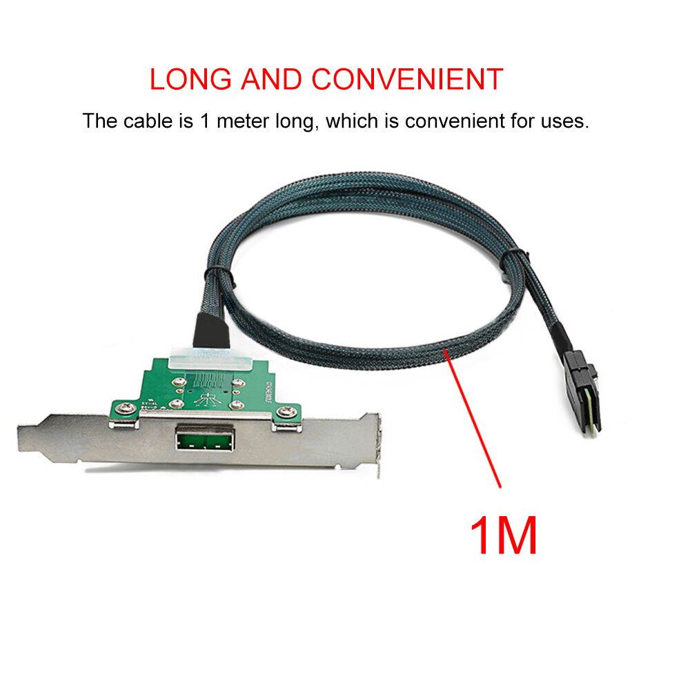 Weastlinks SFF-8088 to SFF-8087 Server Power Cable Sff-8087 Computer Hard Drive Data Transfer Cable 1m