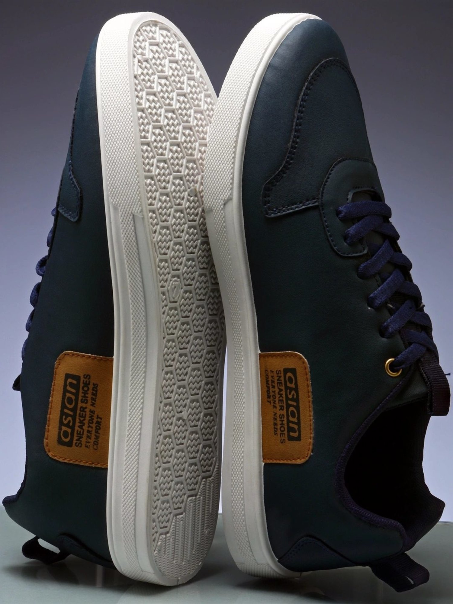 Asian Men's Navy Casual Sneakers