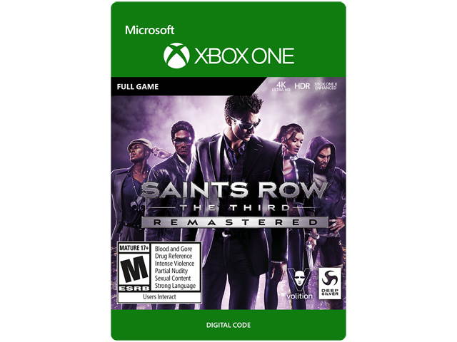 Saints Row: The Third Remastered Xbox One [Digital Code]